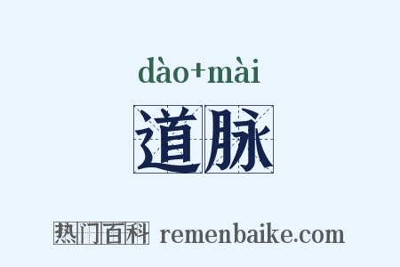 道脉是什么意思的图片